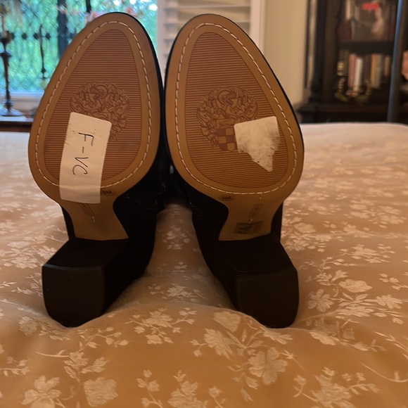 Vince Camuto Black Lace Up Boots - Picture 4 of 5